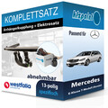 Für Mercedes E T-Modell 09-16 WESTFALIA Anhängerkupplung abnehmbar + 13polig AHK