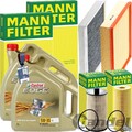 MANN INSPEKTIONSPAKET+CASTROL 5W-30 MOTORÖL passend für 2.5 TDI VW CRAFTER 2E/F