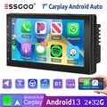 Autoradio 7 Zoll 2 DIN Carplay Android 13 2+32G GPS NAVI USB RDS BT Touchscreen