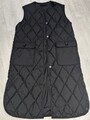 S.OLIVER Damen Weste 2-Seite Steppweste Jacke lange schwarz neu Gr.36-38