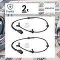 2x Delphi Sensor, Raddrehzahl Vorne, Links, Rechts für Land Rover Range Rover