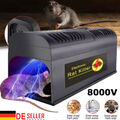 8000V HIGH Voltage Profi Elektronische Rattenfalle，Mäusefalle Rattenköderstation