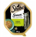 Nassfutter für Katzen Sheba Sauce Collection Kaninschen und Gemüse Schale 11x85g