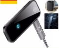 AUTO BLUE-TOOTH 5.0 WIRELESS 3.5MM KLINKE AUX EMPFÄNGER ADAPTER MUSIK AUDIO KFZ