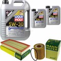 INSPEKTIONSKIT FILTER LIQUI MOLY ÖL 7L 5W-30 für Land Rover Range LW 3.0 D 4x4