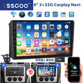 9" 2+32G Autoradio DAB+ Carplay Für Ford Transit MK7 Focus II Android14 KAM GPS