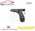 LINKS RECHTS QUERLENKER SATZ VORNE OUTER NIEDRIGER MONROE L29021 2PCS P NEU