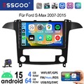 4+64G Carplay Android 15 Autoradio Für Ford S-Max WA6 2006-2014 GPS NAVI Kamera+