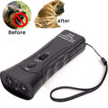 Ultraschall Anti Bellen Hund Repeller Zugsteuergerät LED-Licht Pet Gentle Chaser