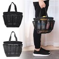 Große Mesh-Strand-Tragetasche, Urlaubs-Strand-Spielzeugtasche, Schwimmtasche