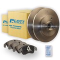 2 Bremsscheiben Ø280mm + Beläge hinten für TOYOTA Avensis Kombi Stufenheck T25