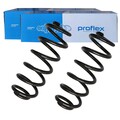 2X PROFLEX FAHRWERKSFEDERN HINTEN PASSEND FÜR AUDI A3 SEAT ALTEA LEON