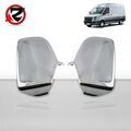 2x Chrom Spiegel Kappen passend für Mercedes Sprinter W906 VW Crafter ab 2006-