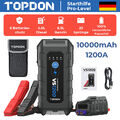 2025 TOPDON VS1200 KFZ 1200A Starthilfe-Powerbank Auto Sicherer Booster 10000mAh