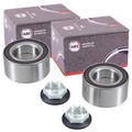 2X A.B.S. RADLAGER SATZ VORNE BEIDSEITIG passend für FORD MONDEO JAGUAR X-TYPE