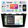 9"Carplay 6+128G Android 14 Autoradio NAVI DSP FM Für Suzuki Swift IV 2011-2017
