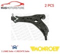 LINKS RECHTS QUERLENKER SATZ MONROE L29566 2PCS P FÜR VW POLO,FOX,POLO CLASSIC