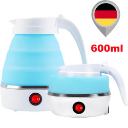 600ml Faltbarer Reisewasserkocher Camping Wasserkocher Wasserkessel