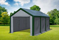 Partyzelt 3x6m Grün Grau PVC Festzelt Pavillon wasserdicht Profi Modular Event