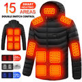Beheizt Warm Weste Winter Elektrisch USB Jacke Heizung Mantel Thermal Neu Dame ≥