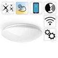 Hama Wifi LED Deckenleuchte 18W 120W dimmbar WLAN App Deckenlampe Glitzer-Effekt