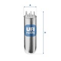 Kraftstofffilter UFI 31.849.00 Filtereinsatz für VW 7EJ 7HB 7HJ T5 7EF 7EG 7EB