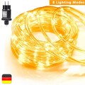 10M-30M LED-Lichtschlauch Lichterschlauch IP65 Garten Außen Innen Party Warmweiß