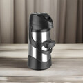 Emsa Pump-Isolierkanne, 1,9 Liter, Edelstahl/Schwarz, Presto