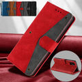 Hülle Für Samsung S24 S23 A15 A55 Leder Magnet Tasche Schutz Flip Handy Wallet