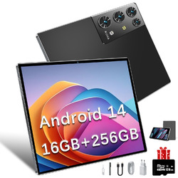 2025 Neueste Tablet 16GB RAM 256GB ROM 10 Zoll Android14 Tablet 2SIM LTE 5G WiFi