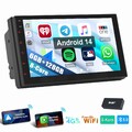 DAB+ 7" Android 14 6+128GB 8 Kern Apple Carplay Autoradio GPS NAVI RDS Bluetooth