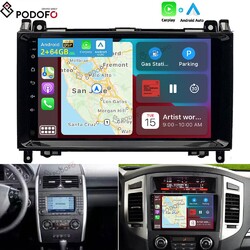 Apple Carplay 9" Android 15 GPS Autoradio Für Mercedes Benz A/B Klasse W169 W906