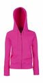 Fruit of the Loom Damen Premium Sweat Jacke Lady-Fit Kapuzenpullover Hoodie