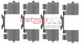 METZGER Zubehörsatz, Scheibenbremsbelag 109-1725 für CITROËN FIAT IVECO