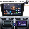Autoradio Für Skoda Octavia III 2013-2018 4G+64G 8-Kern Android Carplay GPS DAB+