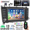 7" 64G Android 13 Carplay Autoradio GPS Navi Für Mercedes C/CLC Klasse W203 W209