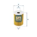 UFI 25.091.00 Ölfilter für CHEVROLET OPEL