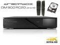Dreambox DM900 RC20 UHD 4K 1x Dual DVB-S2X MS Tuner + 2TB HDD