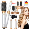 6in1 Föhnbürste Air Styler Haartrockner Warmluftbürste Set Haarstyler Lockenstab