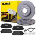 TEXTAR BREMSSCHEIBEN 350mm + BELÄGE VORNE passend für AUDI A6 A7 C8 4A 4K
