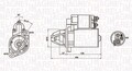 Magneti Marelli Anlasser Starter 1100W für MERCEDES-Benz C-Klasse W203 W204 W205