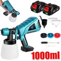 Akku Farbsprühsystem Elektrische Farbspritzpistole Sprühpistole Farbsprühgerät