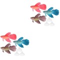  2 Count Aquariumdekor Fischtankdekorationen Aquariumdekorationen