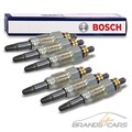 6x BOSCH GLÜHKERZEN DURATERM GLP002 FÜR VOLVO 240 740 760 940 960 2.4 D TD 