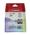 Original Canon PG-510 Schwarz & CL-511 Farbe Tintenpatronen PIXMA MP250, 2970B010