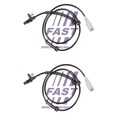 2X FAST ABS-SENSOR RADDREHZAHL HINTEN BEIDSEITIG PASSEND FÜR CITROËN BERLINGO