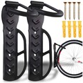 2er Set Fahrrad Wandhalterung Haken Fahrradhalter Vertikal bis 30kg Wandmontage