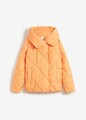 Wattierte Steppjacke mit Kapuze Gr. 48 Cremeorange Damen Stepp-Jacke Mantel Neu*