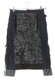BE YOU High Waist Rock Damen Gr. DE 36 blau-schwarz-hellgrau Casual-Look