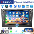 Autoradio DAB+ Android 13 Carplay GPS WIFI Kam Für Opel Astra H Corsa D Meriva A